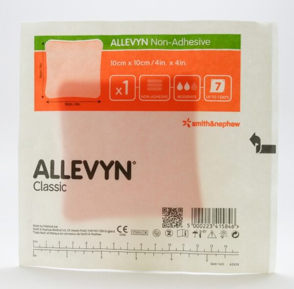 Allevyn non-adhesive 10cm x 10cm, 1 sztuka, REF: 66007637