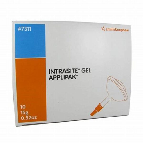 Opatrunek hydrożelowy, hydrożel Smith&Nephew Intrasite Gel 15g, opakowanie 10 sztuk, REF: 7311