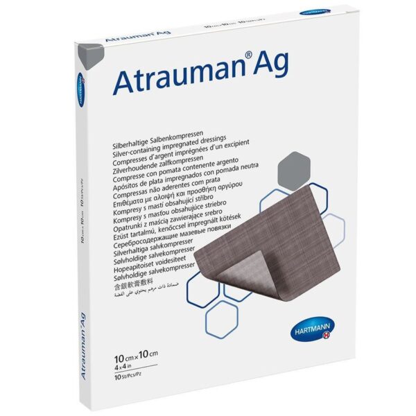 Atrauman AG opatrunek z maścią 10x10cm, 1 sztuka, REF: 499573 - obrazek 2