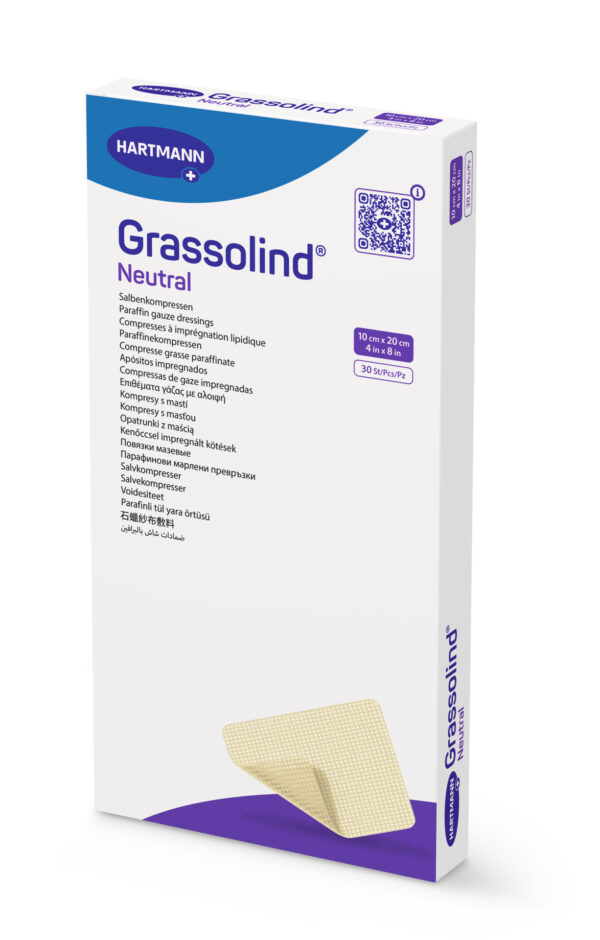 Opatrunek z maścią Grassolind neutral 10x20cm, 1 sztuka, REF: 499336 - obrazek 2