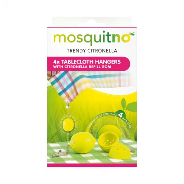 MosquitNo zawieszki do obrusów z olejkiem cytronelowym, ochrona przed komarami, 4 sztuki, NOWOŚĆ!!! - obrazek 2