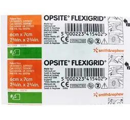 Opsite Flexigrid, przezroczysty opatrunek foliowy
